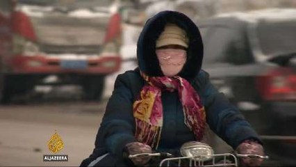 Dangerous smog levels choke China's Baoding