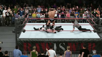 WWE 2K16 lobo v the rock v sheamus