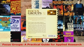 Focus Groups A Practical Guide for Applied Research PDF