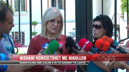 Nishani konsultohet me Nikollën - News, Lajme - Vizion Plus