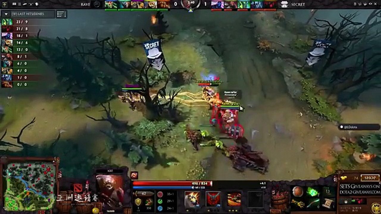 Rave vs Team Secret Highlights _ Dota 2 Asia Championship 2015