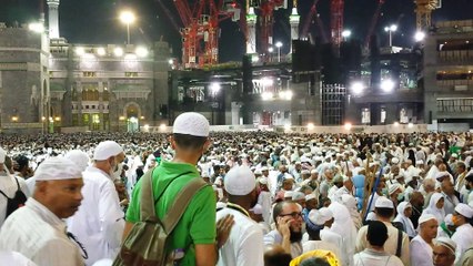 Hajj 2015, Masjid Al Haram, after Namaz e Maghrab 14-9-2015 حج