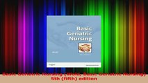 Basic Geriatric Nursing Wold Basic Geriatric Nursing 5th fifth edition Read Online