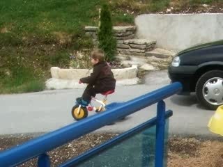 première sensation de vitesse