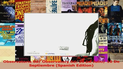Download  Observatorio Sd Observatory Sd 26 De Julio 10 De Septiembre Spanish Edition Ebook Free