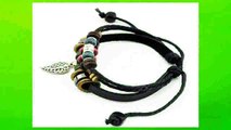 Best buy Oscillating fan  Novembers Chopin TM Handmade Metal Pendant Leaf Colorful Beads Adjustable Wrap Bracelet