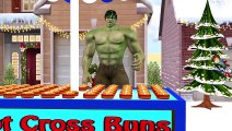 Hulk Hot Cross Buns Children Nursery Rhymes   Hulk 3D Animation Cartoon Hot Cross Buns