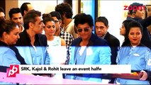 Kajol & Shah Rukh Khan leave 'Diwale' song launch event midway - Bollywood News