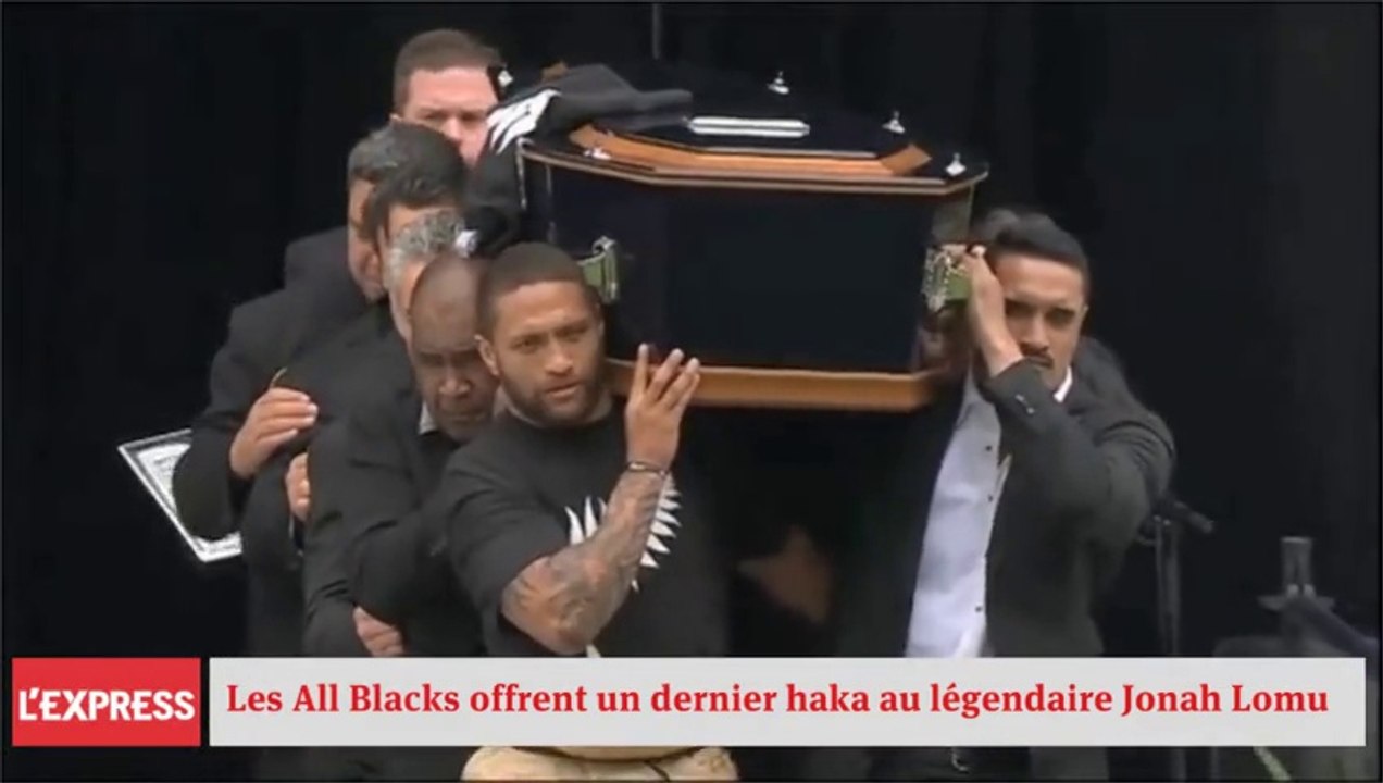 Les All Blacks offrent un dernier haka à Jonah Lomu