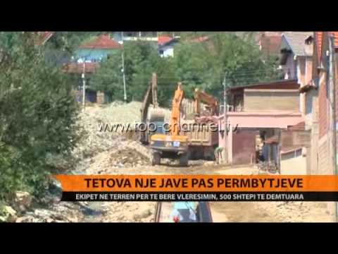 Tetova një javë pas përmbytjeve - Top Channel Albania - News - Lajme