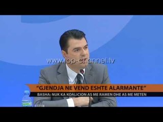 Basha: Gjendja në vend, alarmante - Top Channel Albania - News - Lajme