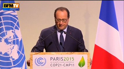 COP21: "C'est la paix" qui est en cause, prévient Hollande