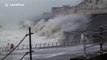 Storm Clodagh batters Blackpool coast