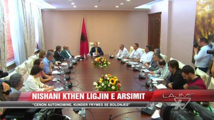 Nishani kthen “arsimin e lartë” - News, Lajme - Vizion Plus
