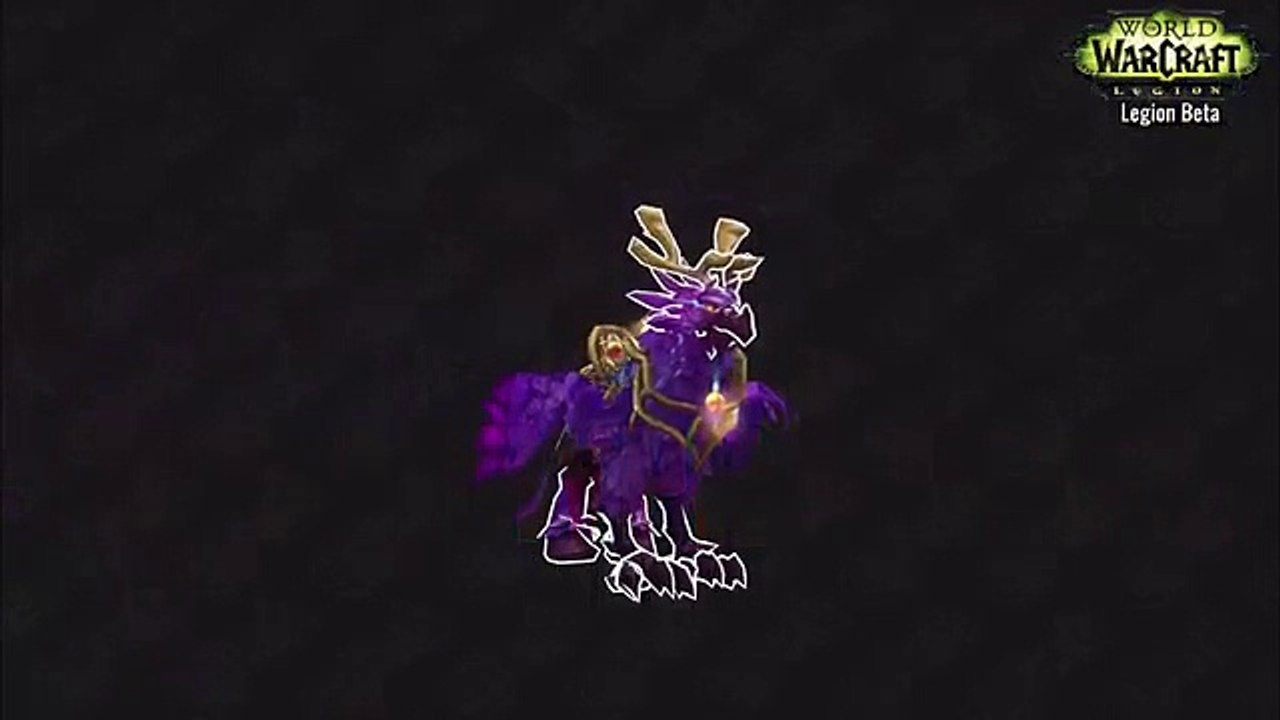 [#WoW] Arcane Hippogryph new mount - World of Warcraft Legion (Beta)