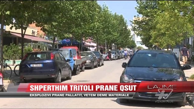 Shpërthim tritoli pranë QSUT - News, Lajme - Vizion Plus