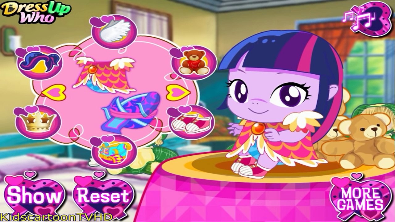 My Little Pony Equestria Babies Twilight Sparkle and Rainbow Dash Care MLP Toon Game