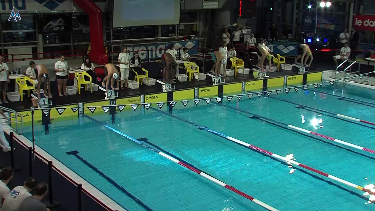 50m messieurs papillon finale - open des Alpes de Natation