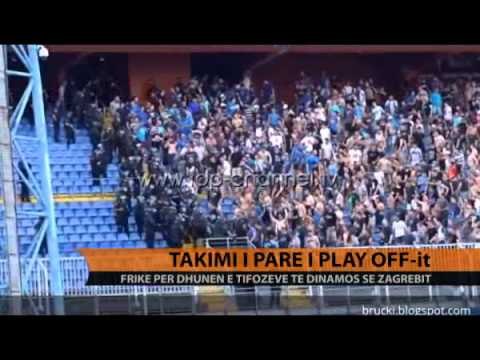 Frikë për dhunë nga tifozët e Zagrebit në “Elbasan Arena” - Top Channel Albania - News - Lajme