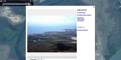 Heart-Shaped Land Formation in New Caledonia (Google Earth)