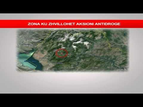 POLICIA ZBARKON NE DUKAGJIN,NE OPERACIONIN ANTIKANABIS MARRIN PJESE DHE 450 UNIFORMA BLU LAJM