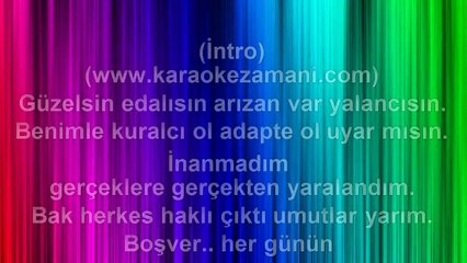 Tan - Çal Oyna - 2012 TÜRKÇE KARAOKE