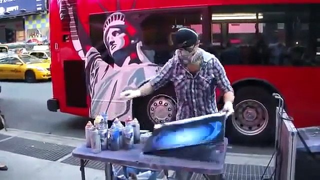 Очередной шедевр уличного художника