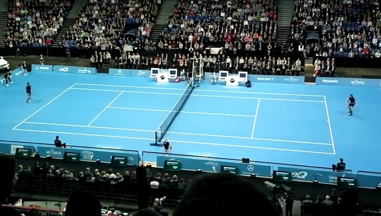 Jarkko Nieminen - Roger Federer - The Final Night Highlights