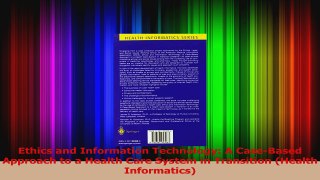 Ethics and Information Technology A CaseBased Approach to a Health Care System in PDF