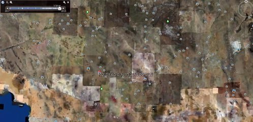 Travelling to Airplane Boneyard in Tucson, Arizona with Google Earth