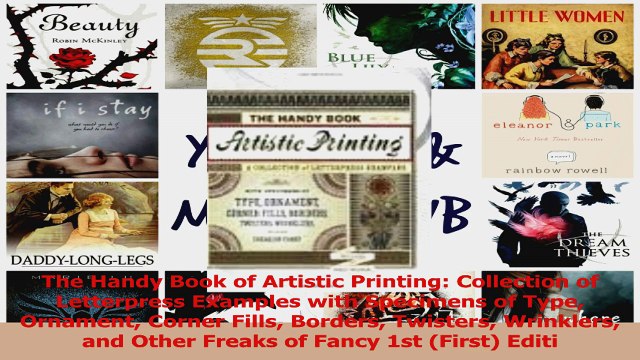 PDF Download The Handy Book of Artistic Printing Collection of Letterpress Examples with Specimens of Read Online