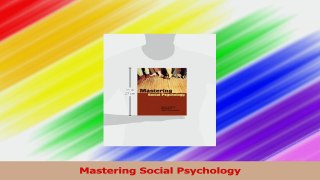 Mastering Social Psychology Download