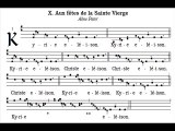 Kyrie gregorian Missa X, In Festis B. M V. 2 (Alme Pater)