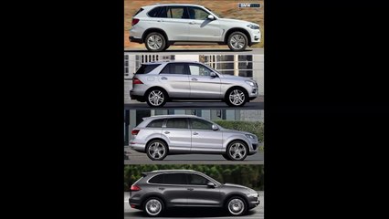 New BMW X5 vs. Mercedes Benz ML vs. Audi Q7 vs. Porsche Cayenne Compare