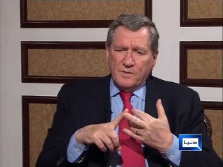 Amb Richard Holbrooke talks to Dr. Moeed Pirzada