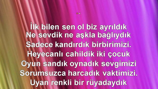Tan - İlk Bilen Sen Ol - (2012) TÜRKÇE KARAOKE