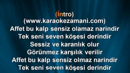 Tan - Yağdır Günahları - 2007 TÜRKÇE KARAOKE