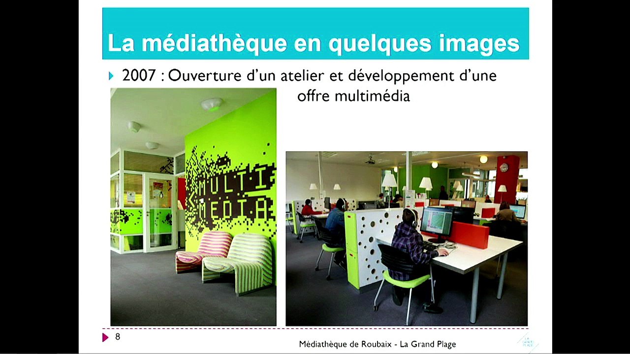 Rencontre "Médiation & numérique" 2015 : Médiathèque de Roubaix