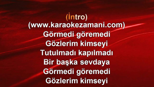 Tarık Mengüç - Çikolata - 2004 TÜRKÇE KARAOKE