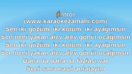 Tarık Mengüç - Karamel - 2011 TÜRKÇE KARAOKE