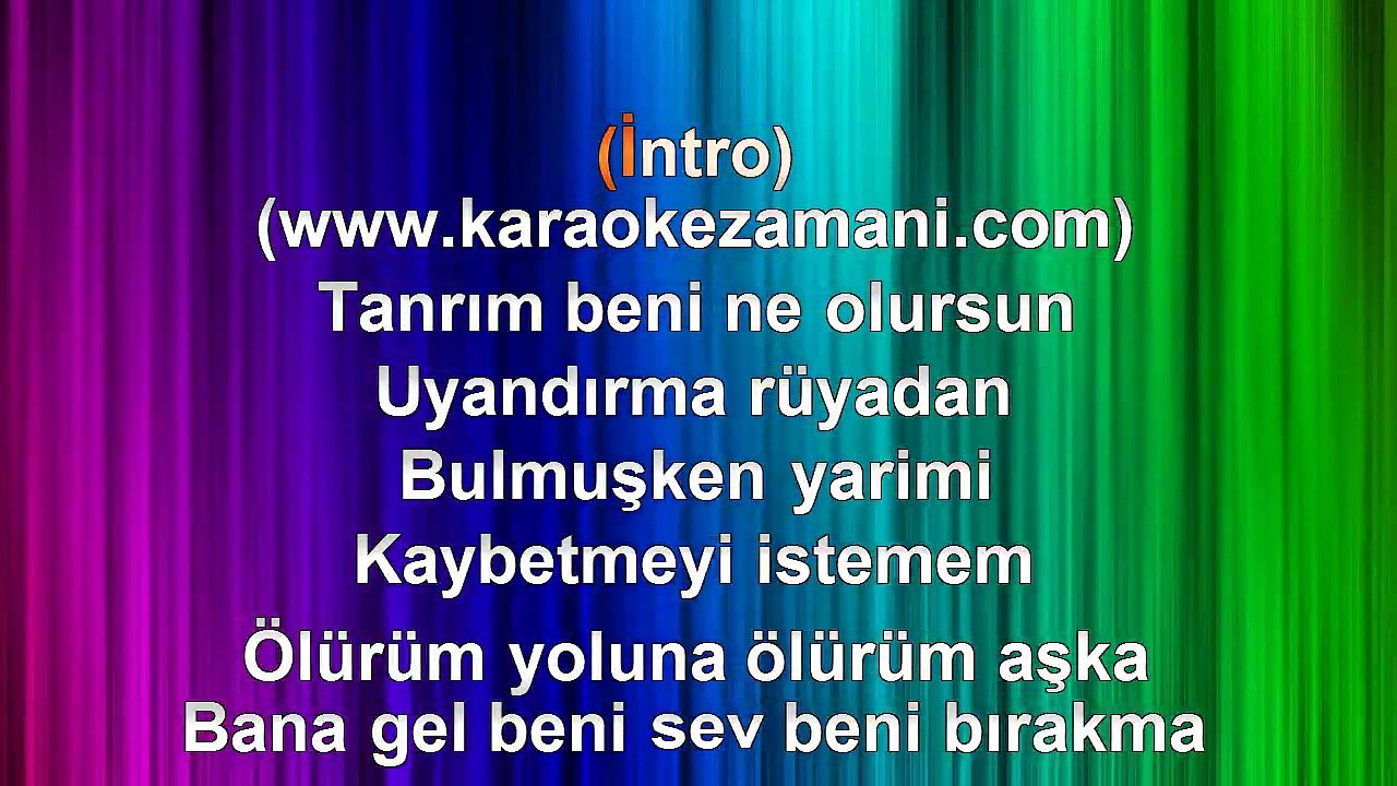 Tarık Mengüç - Öyle Bir Sevda - 2004 TÜRKÇE KARAOKE