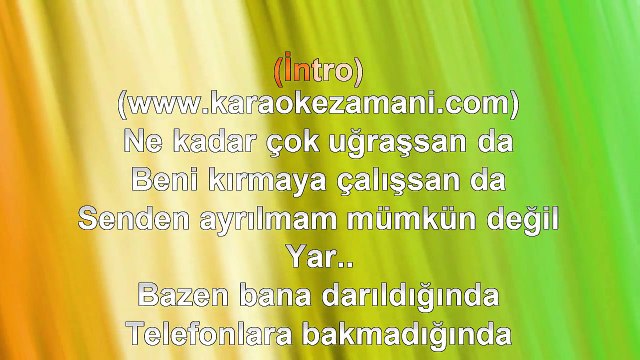 Tarkan - İşim Olmaz - 2010 TÜRKÇE KARAOKE
