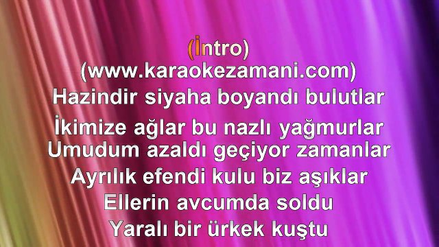 Tarkan - Kayıp - 2010 TÜRKÇE KARAOKE