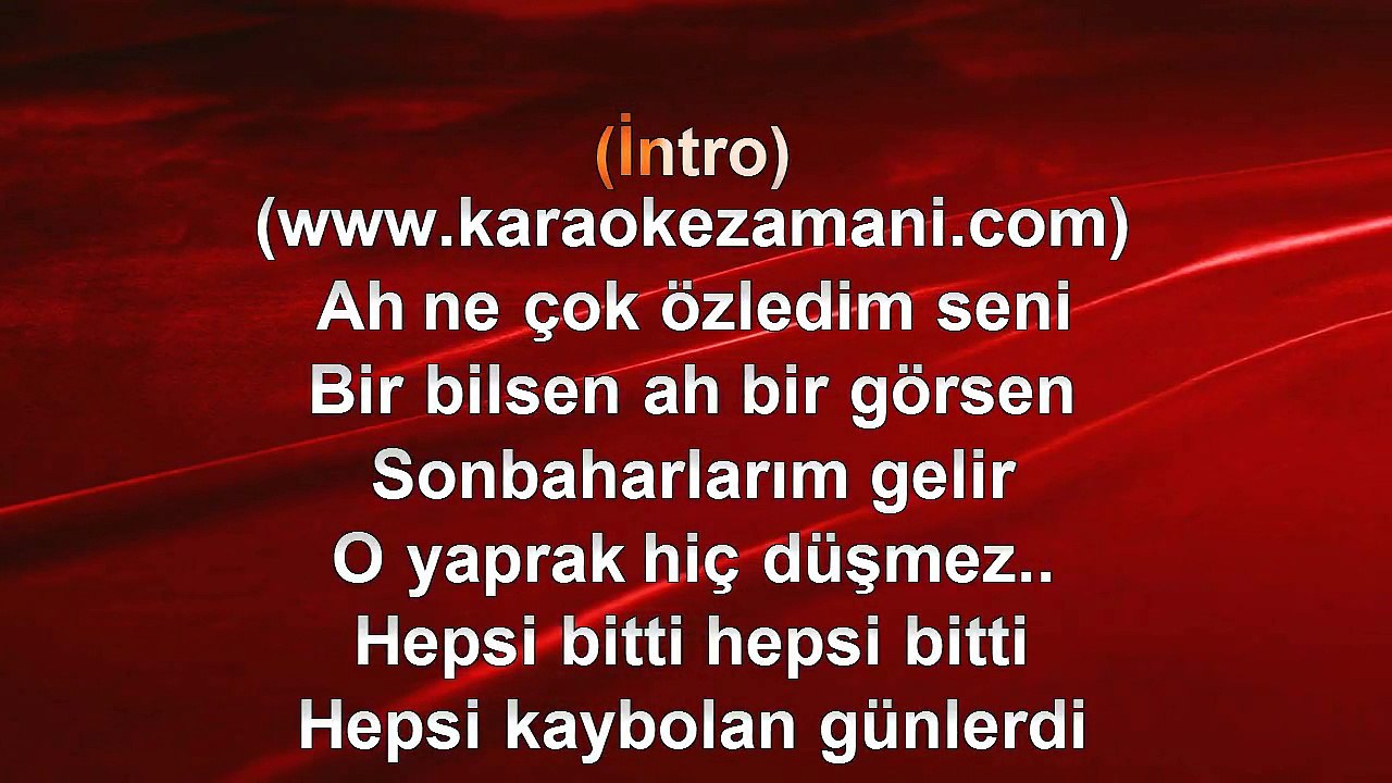 TNK - Yine Yazı Bekleriz - 2010 TÜRKÇE KARAOKE