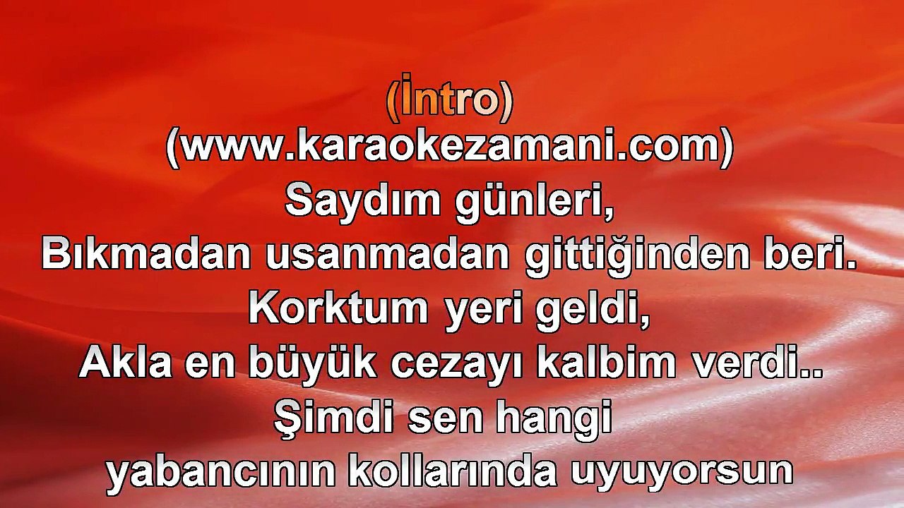 Tolga Tabu - Hiç Kimse Biz Olmayacak - 2013 TÜRKÇE KARAOKE