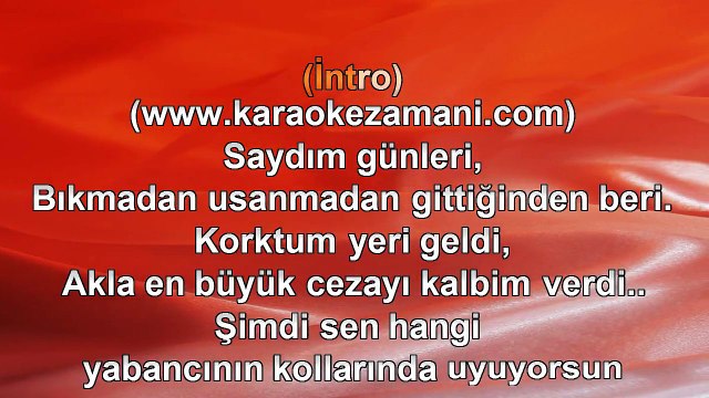 Tolga Tabu - Hiç Kimse Biz Olmayacak - 2013 TÜRKÇE KARAOKE