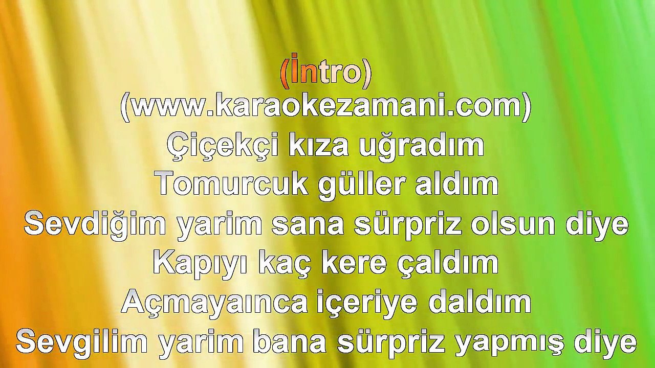 Tolga Taş - Çiçekci Kız - (2012) TÜRKÇE KARAOKE