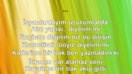 Tolga Taş - Kaderime Bak - (2012) TÜRKÇE KARAOKE