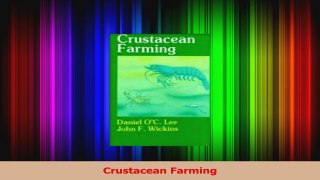 PDF Download  Crustacean Farming Download Online