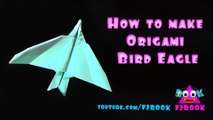 How to Make Eagle Bird - Easy Paper Folding - Origami Eagle - Art By F2BOOK